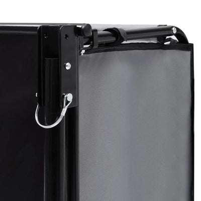 vidaXL Bike Trailer Grey and Orange 65 kg