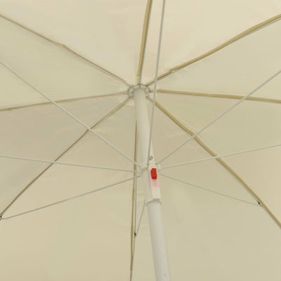 vidaXL Beach Parasol Anthracite 240 cm