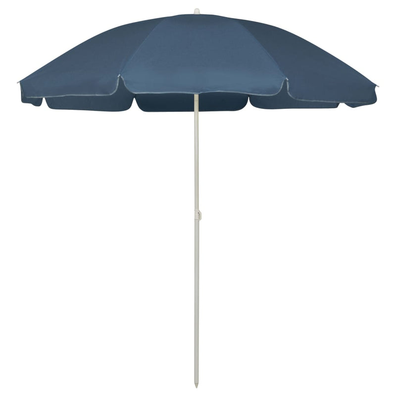 vidaXL Beach Parasol Anthracite 240 cm