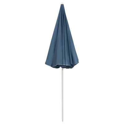 vidaXL Beach Parasol Anthracite 240 cm