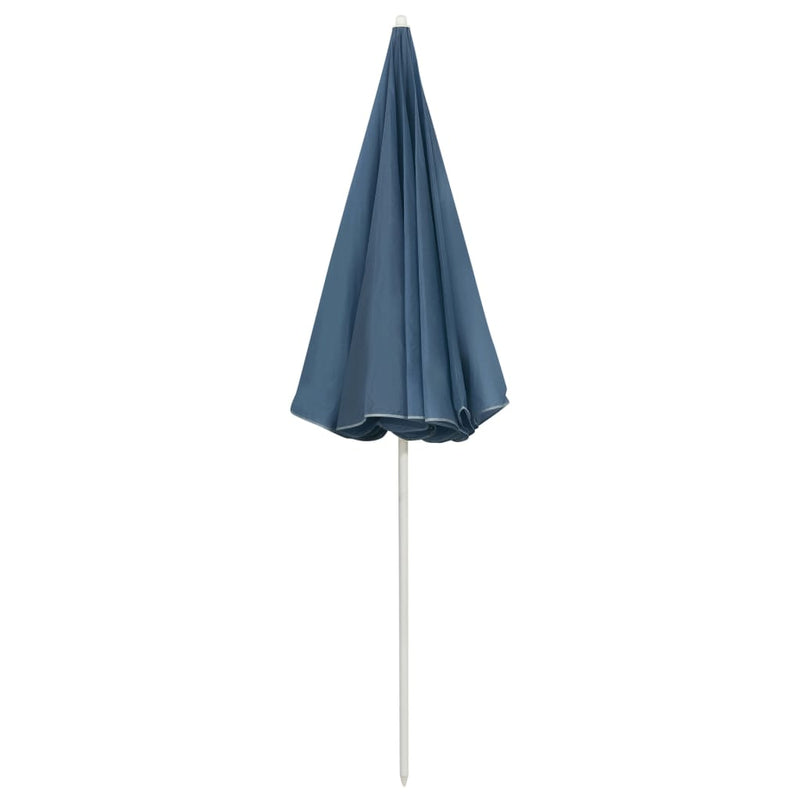 vidaXL Beach Parasol Anthracite 240 cm