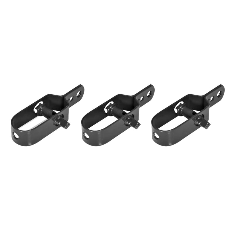 vidaXL Chain Link Fence with Posts and Hardware 1.25x25 m Grey