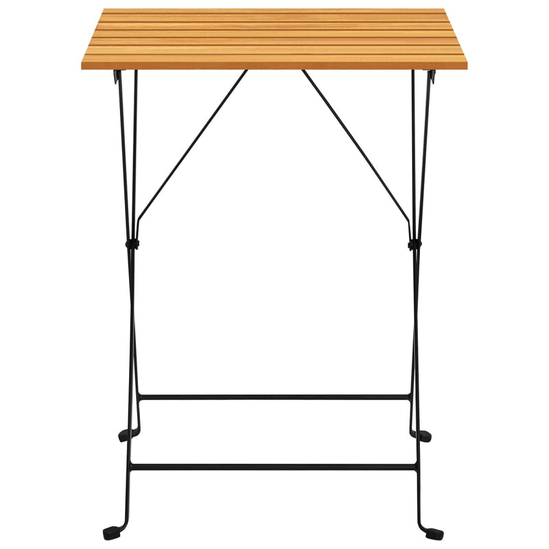 vidaXL Bistro Table 55x54x71 cm Solid Acacia Wood