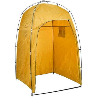 vidaXL Shower WC Changing Tent Yellow