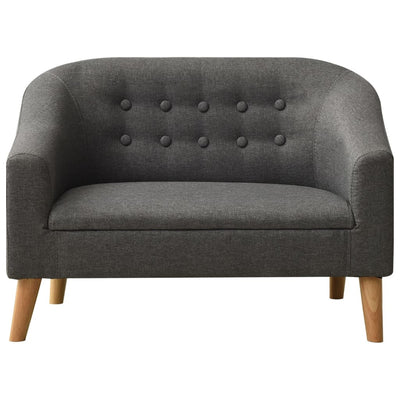 vidaXL Children Sofa Grey Fabric