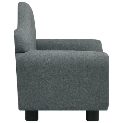 vidaXL Children Sofa Grey Fabric