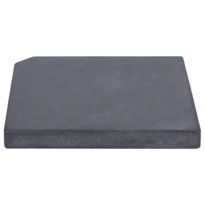 vidaXL Umbrella Weight Plate Black Granite Square 15 kg