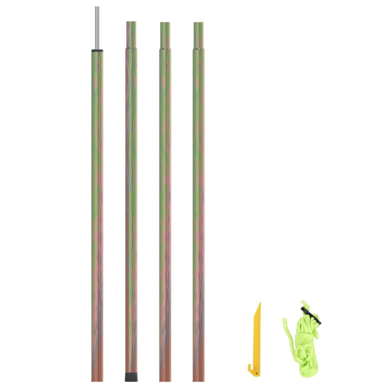 vidaXL Sunshade Sail Pole 250 cm Galvanised Steel