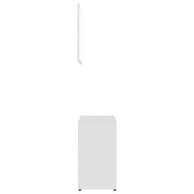 vidaXL 4 Piece Bathroom Furniture Set Sonoma Oak Engineered Wood