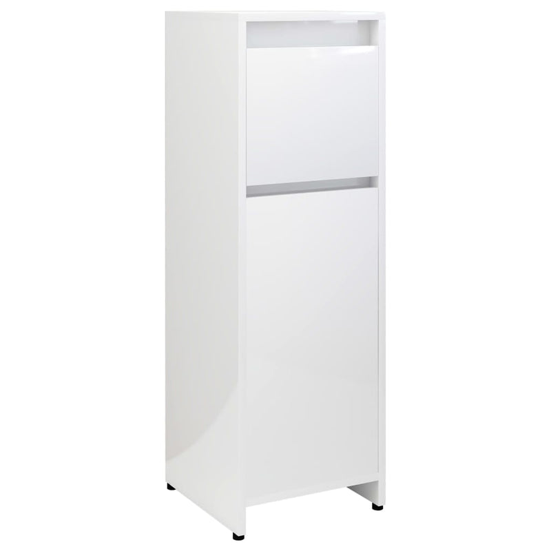 vidaXL 4 Piece Bathroom Furniture Set Sonoma Oak Engineered Wood