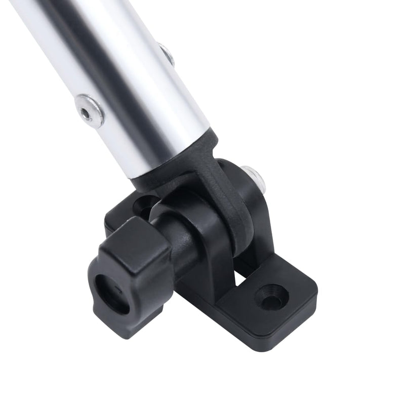 vidaXL 2 Bow Bimini Top Anthracite 180x130x110 cm