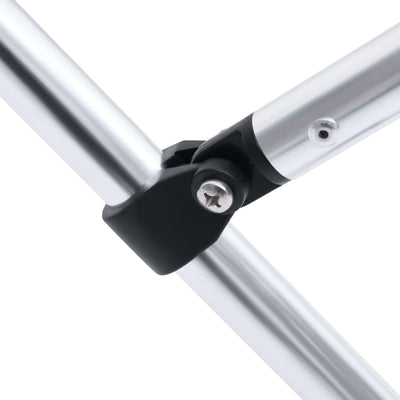 vidaXL 2 Bow Bimini Top Anthracite 180x130x110 cm