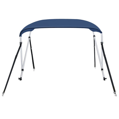 vidaXL 2 Bow Bimini Top Navy Blue 180x150x110 cm