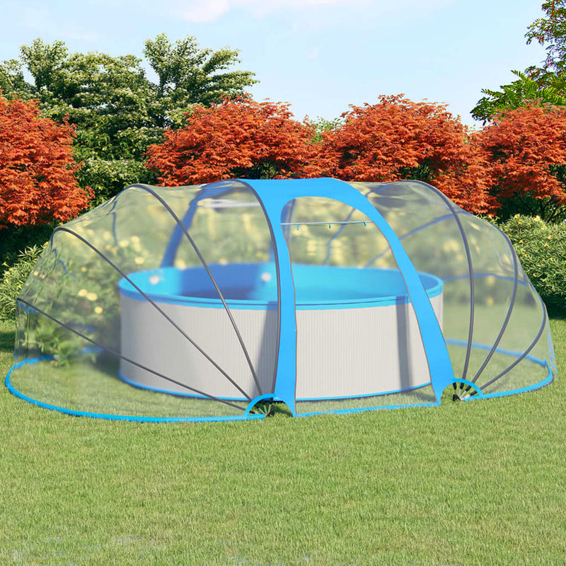 vidaXL Pool Dome Oval 530x410x210 cm