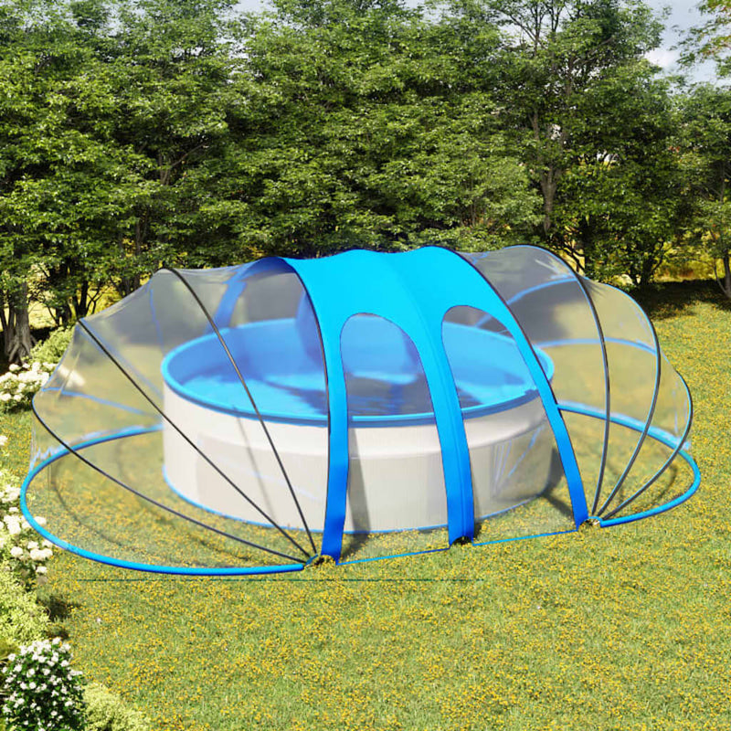 vidaXL Pool Dome Oval 620x410x210 cm