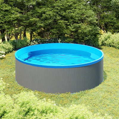 vidaXL Splasher Pool 350x90 cm Grey