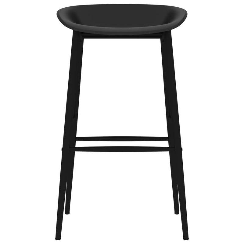 vidaXL 5 Piece Bar Set Black