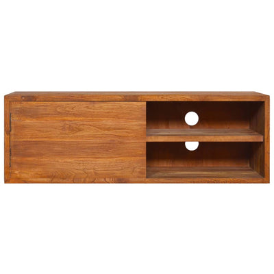 vidaXL Wall-mounted TV Cabinet 180x30x30 cm Solid Teak Wood