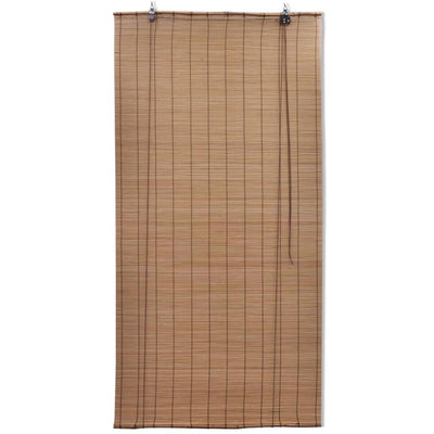 vidaXL Bamboo Roller Blinds 2 pcs 80 x 160 cm Brown