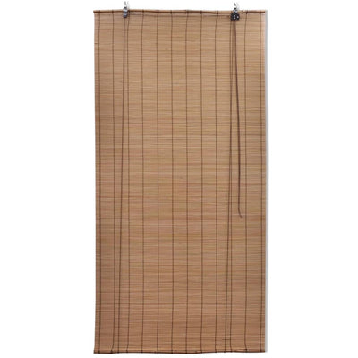 vidaXL Bamboo Roller Blinds 2 pcs 80 x 160 cm Brown