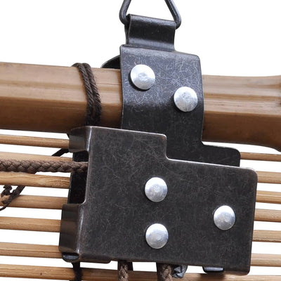 vidaXL Bamboo Roller Blinds 2 pcs 80 x 160 cm Brown