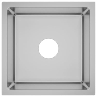 vidaXL Handmade Kitchen Sink Stainless Steel