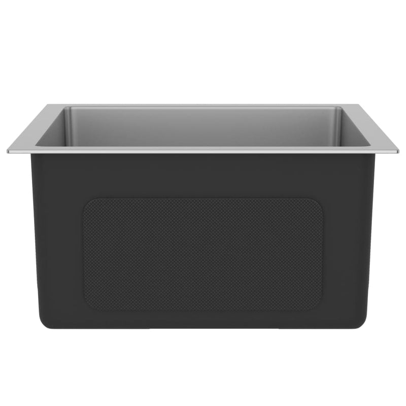 vidaXL Handmade Kitchen Sink Stainless Steel