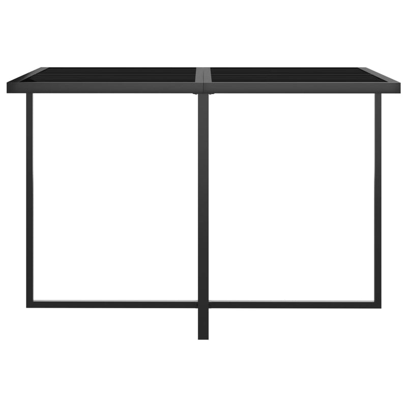 vidaXL 9 Piece Outdoor Dining Set with Cushions Poly Rattan Grey