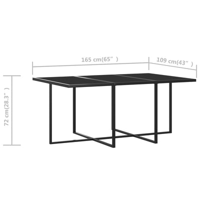 vidaXL 9 Piece Outdoor Dining Set with Cushions Poly Rattan Grey