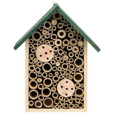 vidaXL Insect Hotels 2 pcs 23x14x29 cm Solid Firwood