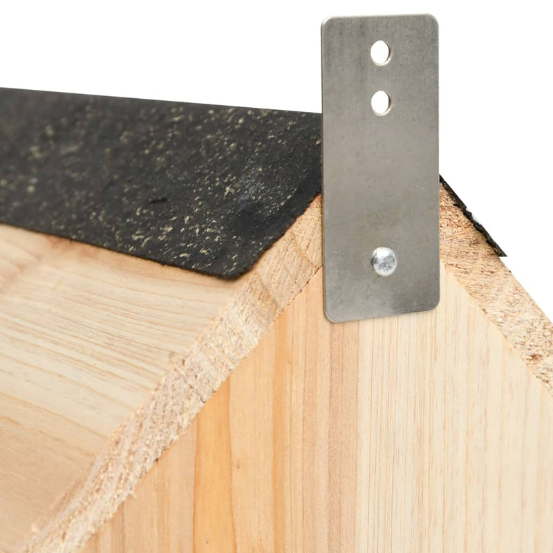 vidaXL Squirrel House Solid Firwood 26x25x29 cm