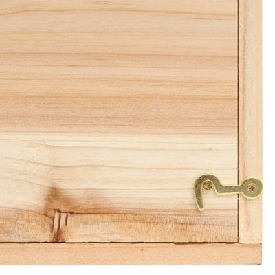 vidaXL Squirrel House Solid Firwood 26x25x29 cm