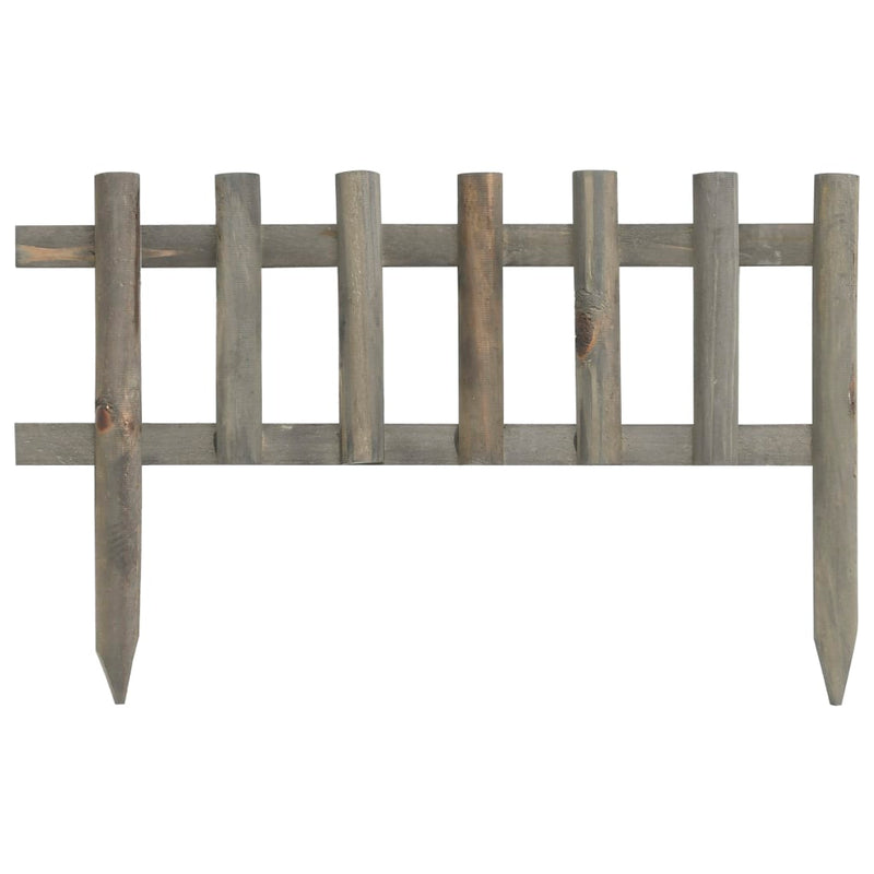 vidaXL Lawn Edgings 10 pcs Firwood 4.4 m