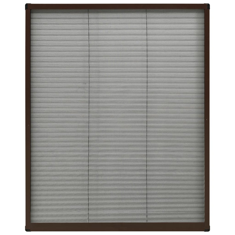 vidaXL Plisse Insect Screen for Windows Aluminium Anthracite 60x80 cm