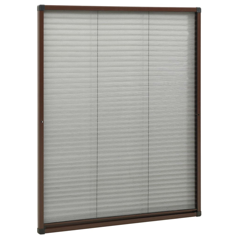 vidaXL Plisse Insect Screen for Windows Aluminium Anthracite 60x80 cm