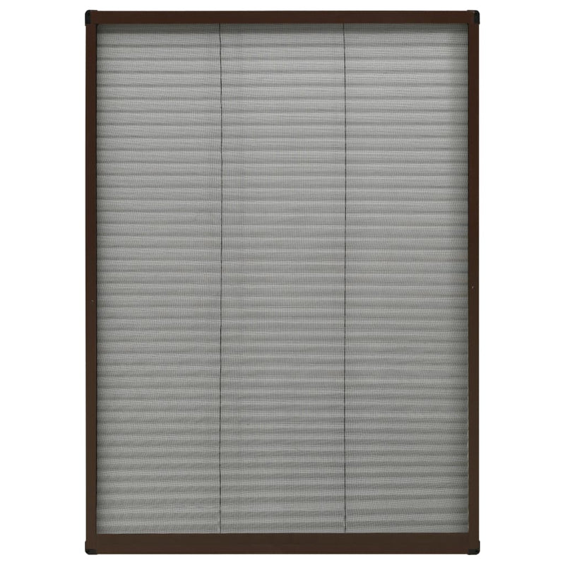 vidaXL Plisse Insect Screen for Windows Aluminium Anthracite 60x80 cm