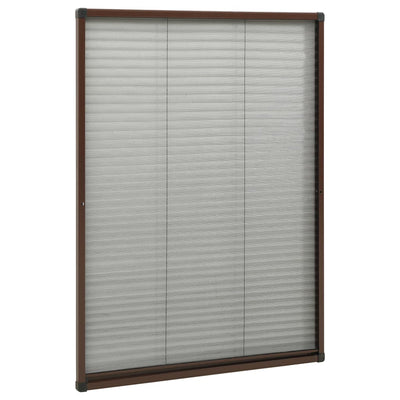 vidaXL Plisse Insect Screen for Windows Aluminium Anthracite 60x80 cm