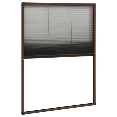 vidaXL Plisse Insect Screen for Windows Aluminium Anthracite 60x80 cm