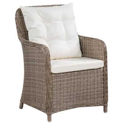 vidaXL 11 Piece Outdoor Dining Set Poly Rattan Brown