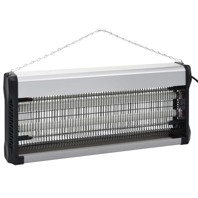 vidaXL Insect Killer Black Aluminium ABS 40 W