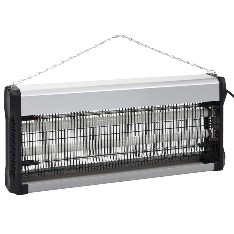 vidaXL Insect Killer Black Aluminium ABS 40 W