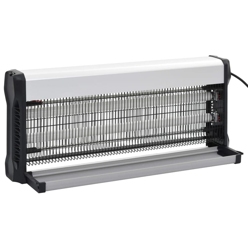 vidaXL Insect Killer Black Aluminium ABS 40 W