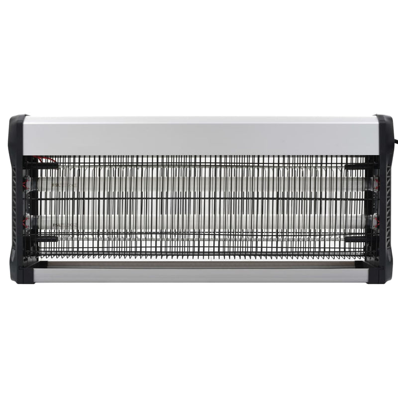vidaXL Insect Killer Black Aluminium ABS 40 W