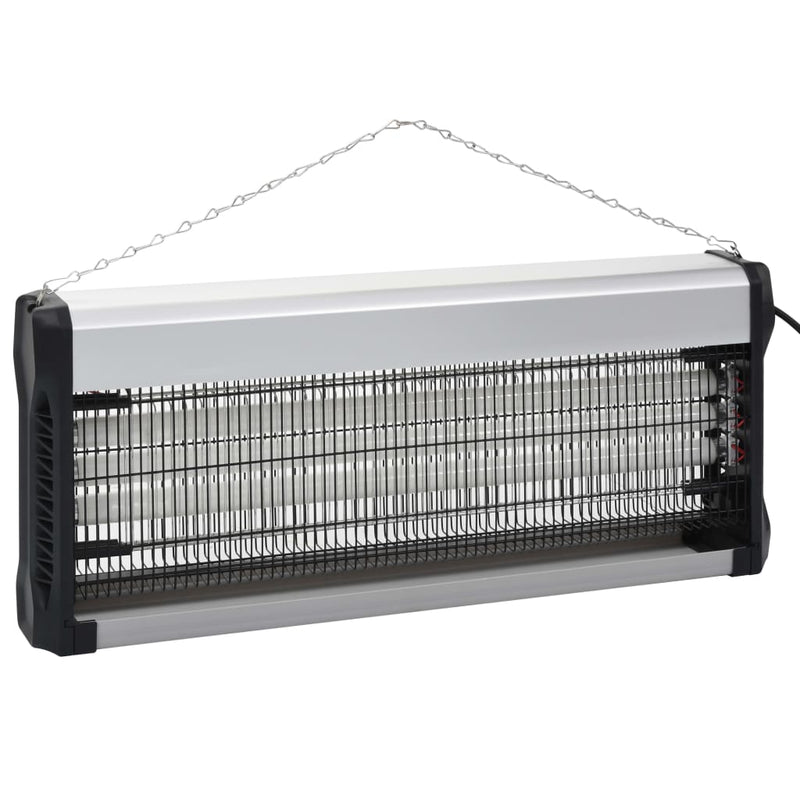 vidaXL Insect Killer Black Aluminium ABS 40 W
