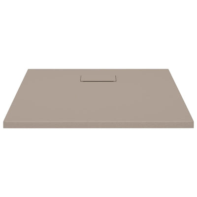 vidaXL Shower Base Tray SMC Brown 100x80 cm