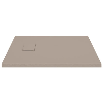 vidaXL Shower Base Tray SMC Brown 100x80 cm