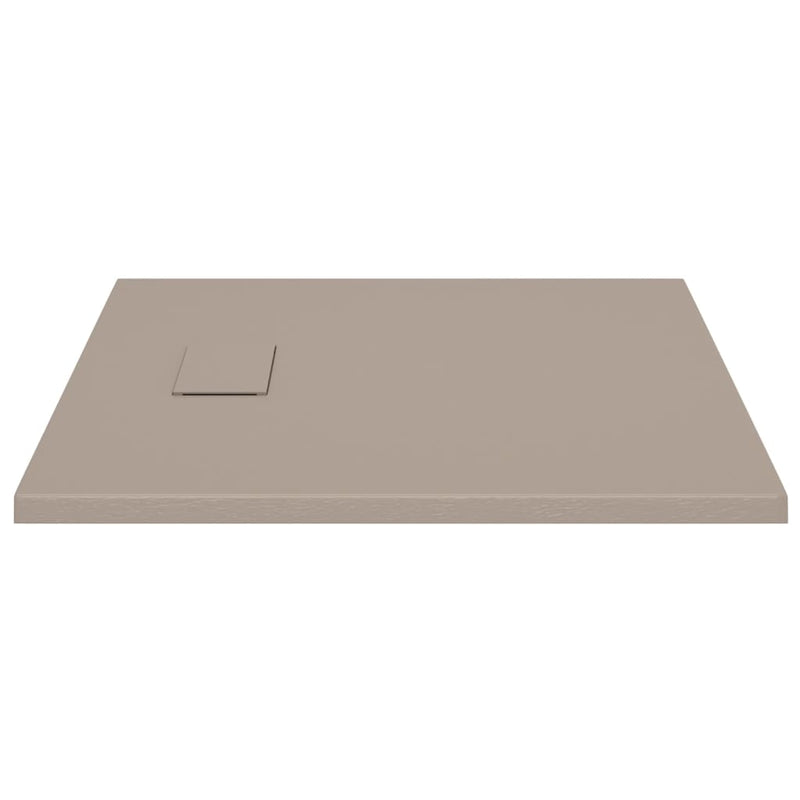 vidaXL Shower Base Tray SMC Brown 100x80 cm