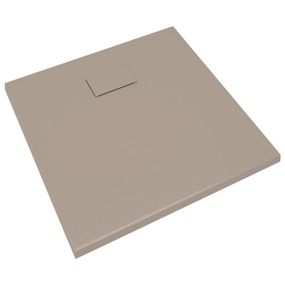 vidaXL Shower Base Tray SMC Brown 100x80 cm