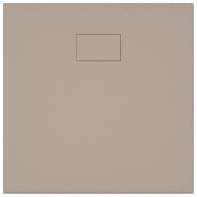 vidaXL Shower Base Tray SMC Brown 100x80 cm