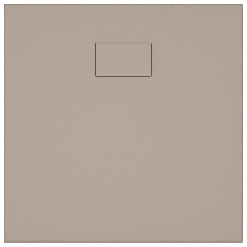 vidaXL Shower Base Tray SMC Brown 100x80 cm